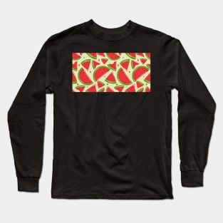 Watermelon Slices Long Sleeve T-Shirt